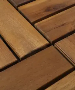 Decking Tiles 30 x 30 cm Acacia Set of 30