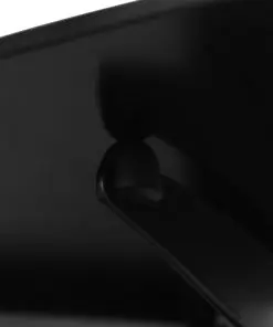 vidaXL 3-tier Wall Mounted Glass DVD Shelf Black