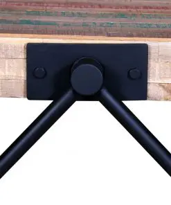 vidaXL Coffee Table with V-shaped Legs Reclaimed Teak Wood