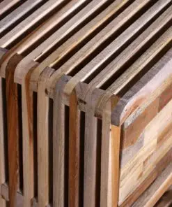 vidaXL Nightstand with Drawer Reclaimed Teak Wood