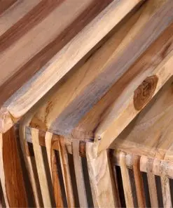 vidaXL Nesting Table Set 3 Pieces Reclaimed Teak