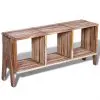 TV Cabinet with 3 Shelves Stackable Reclaimed Teak TV Cabinet with 3 Shelves Stackable Reclaimed Teak