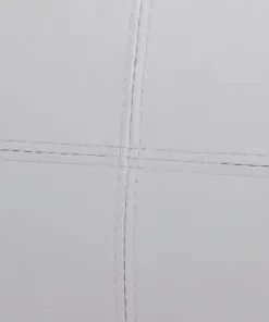 vidaXL Sectional Sofa 3-Seater Artificial Leather White