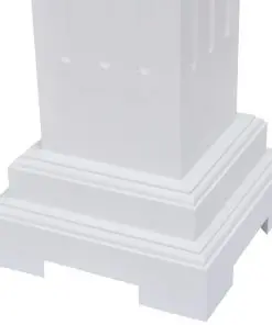 vidaXL Classic Square Pillar Plant Stand MDF
