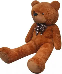XXL Soft Plush Teddy Bear Toy Brown 135 cm