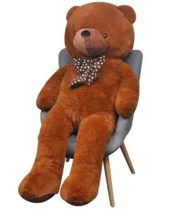 XXL Soft Plush Teddy Bear Toy Brown 175 cm