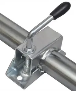 vidaXL 48 mm Jockey Wheel with 2 Support Tubes & 3 Split Clamps