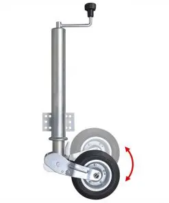 vidaXL 60 mm Heavy-duty Folding Jockey Wheel