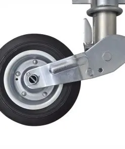 vidaXL 60 mm Heavy-duty Folding Jockey Wheel