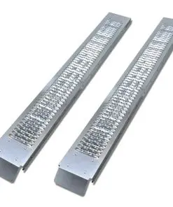 vidaXL Steel Loading Ramps 2 pcs 450 kg