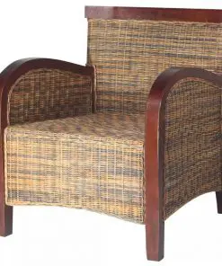 vidaXL Armchair Handwoven Rattan