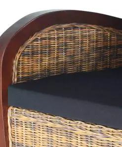 vidaXL Armchair Handwoven Rattan