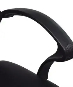 Professional Barber Chair Artificial Leather Black