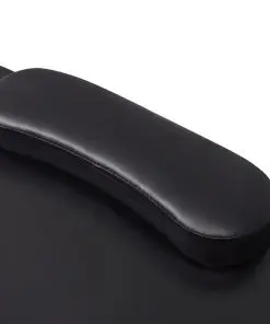 vidaXL Folding Manicure Nail Table with Castors Black