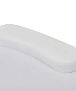 Folding Manicure Nail Table with Castors White