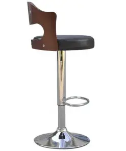 vidaXL Bar Stools 2 pcs with Bentwood Frame Artificial Leather