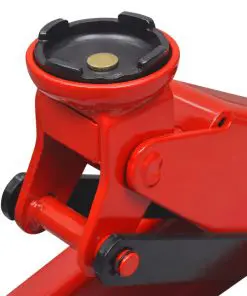 Low-Profile Hydraulic Floor Jack 3 Ton Red
