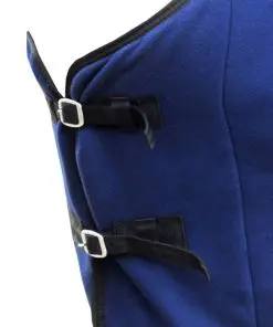 vidaXL Fleece Rug with Surcingles 115 cm Blue