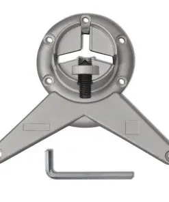 vidaXL Adjustable Table Legs 4 pcs Chrome 710 mm
