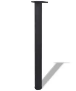 vidaXL Adjustable Table Legs 4 pcs Black 710 mm