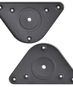 vidaXL Adjustable Table Legs 4 pcs Black 710 mm