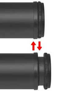 vidaXL Adjustable Table Legs 4 pcs Black 870 mm