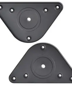 vidaXL Adjustable Table Legs 4 pcs Black 870 mm