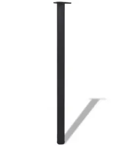 vidaXL Adjustable Table Legs 4 pcs Black 1100 mm