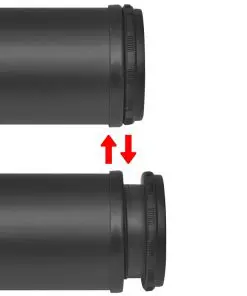 vidaXL Adjustable Table Legs 4 pcs Black 1100 mm