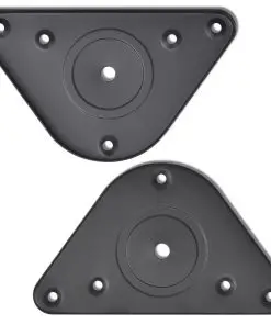 vidaXL Adjustable Table Legs 4 pcs Black 1100 mm