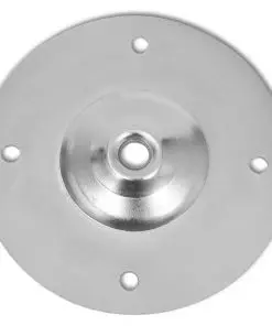 vidaXL Telescopic Table Legs 2 pcs Chrome 710 mm-1100 mm