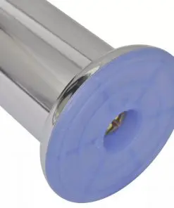 vidaXL Round Sofa Legs 4 pcs Chrome 180 mm