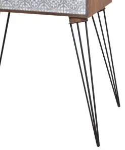 vidaXL Nightstand with 1 Drawer Rectangular Brown