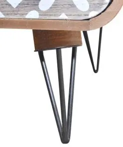 vidaXL Side Cabinet with 3 Drawers Brown