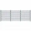 vidaXL Fence Panel with Posts 6×2 m Anthracite Grey vidaXL Fence Panel with Posts 6×2 m Anthracite Grey