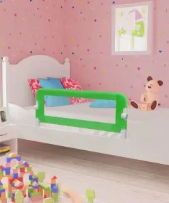 vidaXL Toddler Safety Bed Rail 102 x 42 cm Green