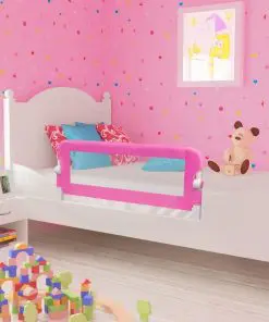 vidaXL Toddler Safety Bed Rail 102 x 42 cm Pink