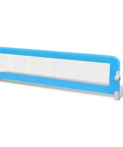vidaXL Toddler Safety Bed Rail 150 x 42 cm Blue