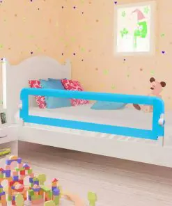 vidaXL Toddler Safety Bed Rail 150 x 42 cm Blue