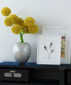 Hammered Aluminium Vintage-style Decorative Vase