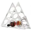 vidaXL Wine Stand for 6 Bottles Silver Aluminium