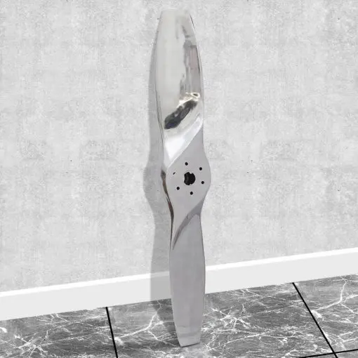 Decorative Aluminium Wall Mounted Aircraft Propeller Silver 117 cm