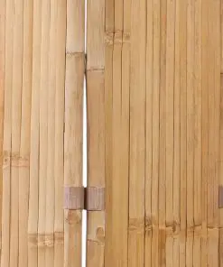 vidaXL 3-Panel Bamboo Room Divider