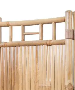 4-Panel Bamboo Room Divider