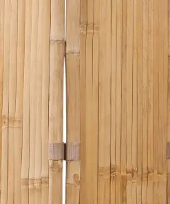4-Panel Bamboo Room Divider