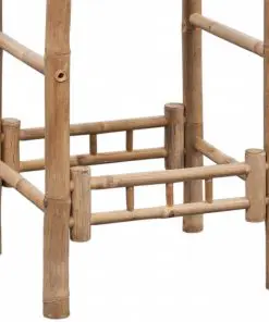 vidaXL Bar Stools 2 pcs Bamboo