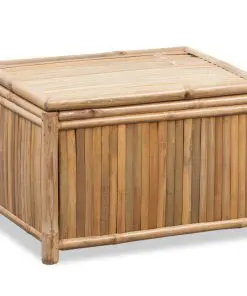 vidaXL Storage Boxes 3 pcs Bamboo