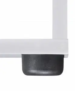 vidaXL Staircase Bookcase/Display Shelf 107 cm White