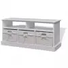 vidaXL Storage Bench Aarau White vidaXL Storage Bench Aarau White
