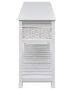 vidaXL Storage Sideboard White